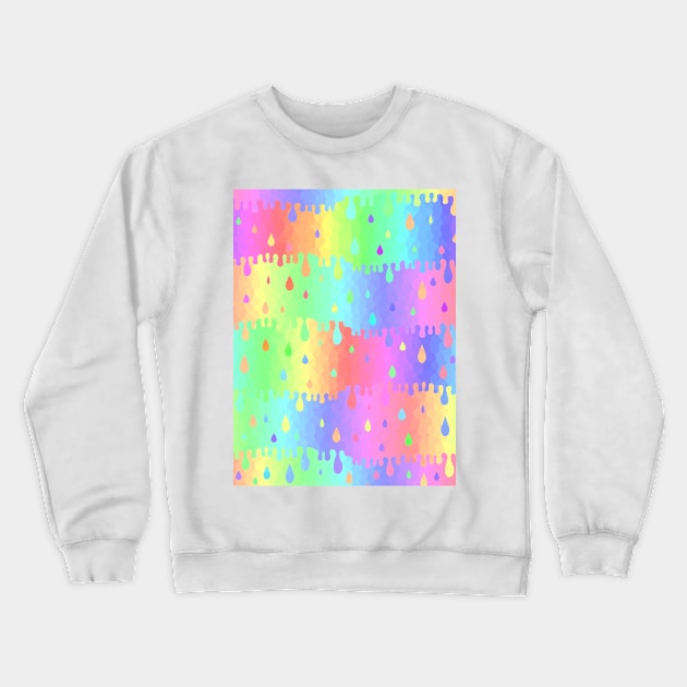 Trippy Drips Crewneck Sweatshirt by SartorisArt1